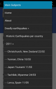 Earthquakes RSS Report screenshot 7