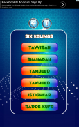 Six Kalimas with Audio screenshot 2
