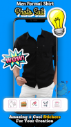 Man Formal Shirt Photo Suit screenshot 1