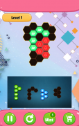 Hexa jigsaw puzzle: Hero Block screenshot 2