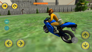 Motorbike Medieval Drive 3D screenshot 5