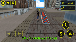 permainan skateboard terbalik screenshot 0