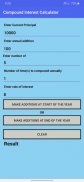 Compound Interest Calculator With Annual Addition screenshot 4