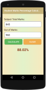 Student Marks Percentage Calculator screenshot 2