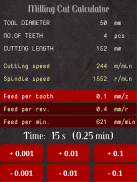 Milling Cut Calculator screenshot 13