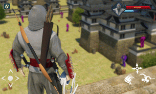 siêu ninja kungfu hiệp sĩ bóng samurai trận chiến screenshot 0
