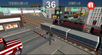 Train Road Crossy 3D Railroad screenshot 1