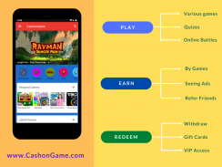 CashonGame - Earn Money by Playing Games screenshot 2