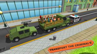 Blocky Vegas Crime Simulator:Prisoner Survival Bus screenshot 4