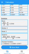 Statistics Calculator screenshot 1