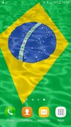 Brazil Flag Live Wallpaper 3D 2018 screenshot 5