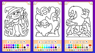 Jogos de colorir para Halloween versão móvel andróide iOS apk