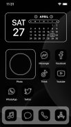 Wow Black or White - Icon Pack screenshot 4