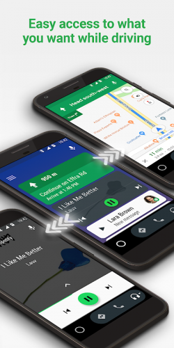 Android Auto: Google Maps, multimedia y mensajería screenshot 5
