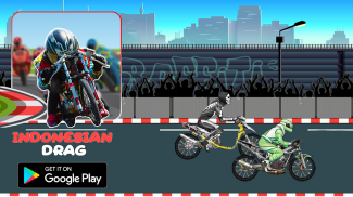 Indonesian Drag Bike : Street Racing screenshot 1