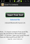 Import Export Contacts screenshot 2