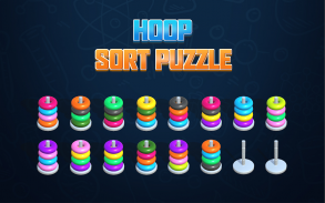 Hoop Sort Puzzle: Color Ring screenshot 1