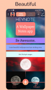 Heynote - Wallpaper Notes screenshot 2