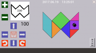 Tangram Puzzle - Pythagoras. Version from the USSR screenshot 1