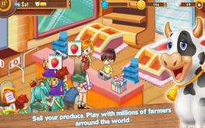 Моя ферма город деревня жизнь: фермы игры оффлайн screenshot 2