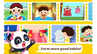 Baby Panda's Daily Habits screenshot 1