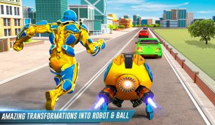 Futuristic Ball Robot Transform: Robot Games screenshot 10