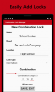 Combination Lock Manager screenshot 11