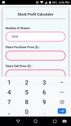 Stock Profit Calculator screenshot 2