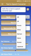 Text to Speech Converter - TTS - by SoftHold screenshot 1