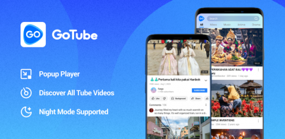 GoTube: Pemutar Video & Musik