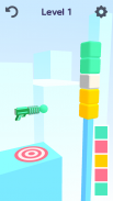 Paint Gun 3D - cube pile stack screenshot 3