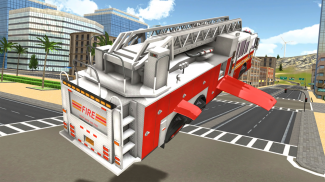 Fire Truck Flying Car screenshot 3