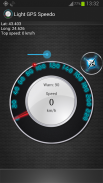 Light GPS Speedometer: kphmph screenshot 2