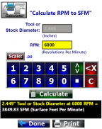 CNC Milling Calculator screenshot 1