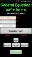 Quadratic Equation Solver screenshot 0