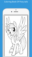 Coloring Book Of Pony tails screenshot 5