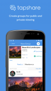 Tapshare  Free & Safe way to share photos & videos screenshot 0