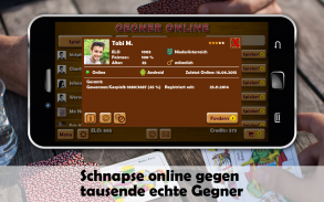 Schnopsn - Online Schnapsen Kartenspiel kostenlos screenshot 1