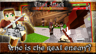 Titan Attack on Block Kingdom screenshot 0