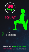 30 Day Squat Fitness Challenge ~ Daily Workout screenshot 0