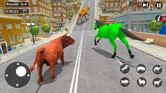 Tiger Cheetah Lion Race Games screenshot 0