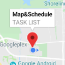 Widget Task List with Map & Sc