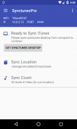 iTunes to android sync app-mac screenshot 2