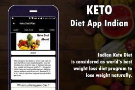 Keto Diet Plan App Indian screenshot 0