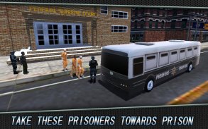 3D police Bus Transport prison screenshot 1