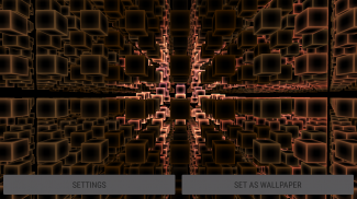 Infinite Cubes Particles 3D Live Wallpaper screenshot 8