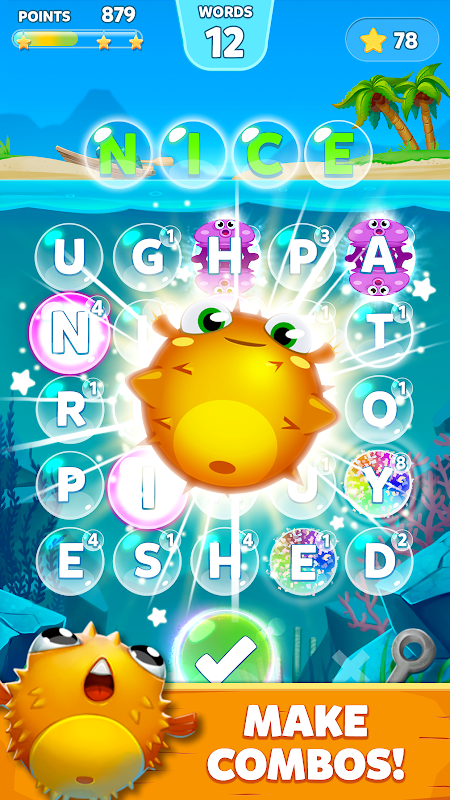 Word Bubble Puzzle - Free Word Games and Word pop::Appstore for  Android