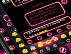 SMS Messages Retro Pink Theme screenshot 3