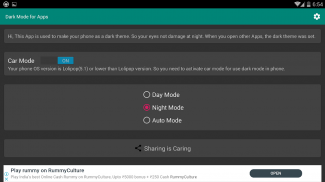 Dark Mode for Apps & Phone UI | Night Mode screenshot 2