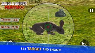 Dschungel Sniper 3D Hunting screenshot 10